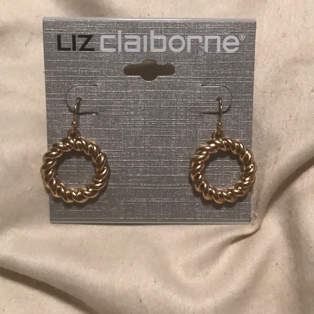 Gold tone earrings